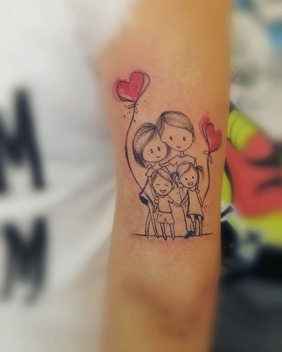 Simbolos En Tatuajes De Familia (8)