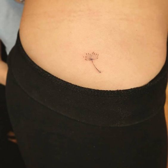 Tatuaje De Diente De Leon Para Mujer (2)