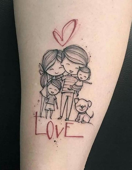 Tatuajes De Familia Que Simbolizan Unidad (5)