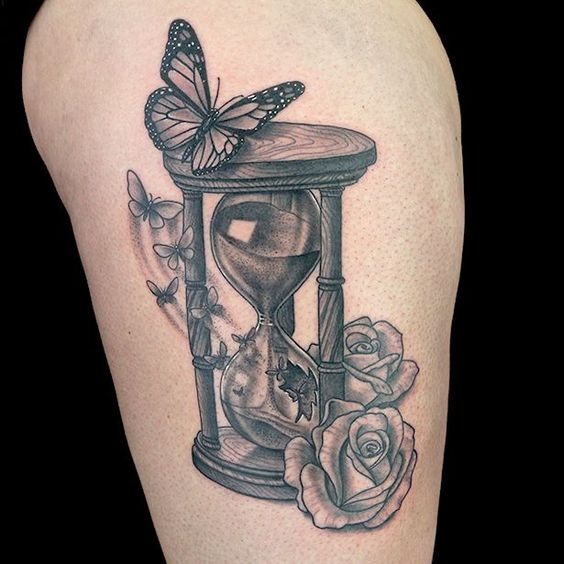 Tatuajes De Relojes De Arena (28)