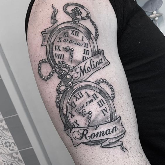 Tatuajes De Relojes De Bolsillo (12)