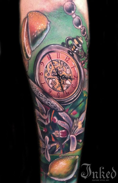 Tatuajes De Relojes De Bolsillo (13)