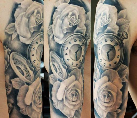 Tatuajes De Relojes De Bolsillo (20)