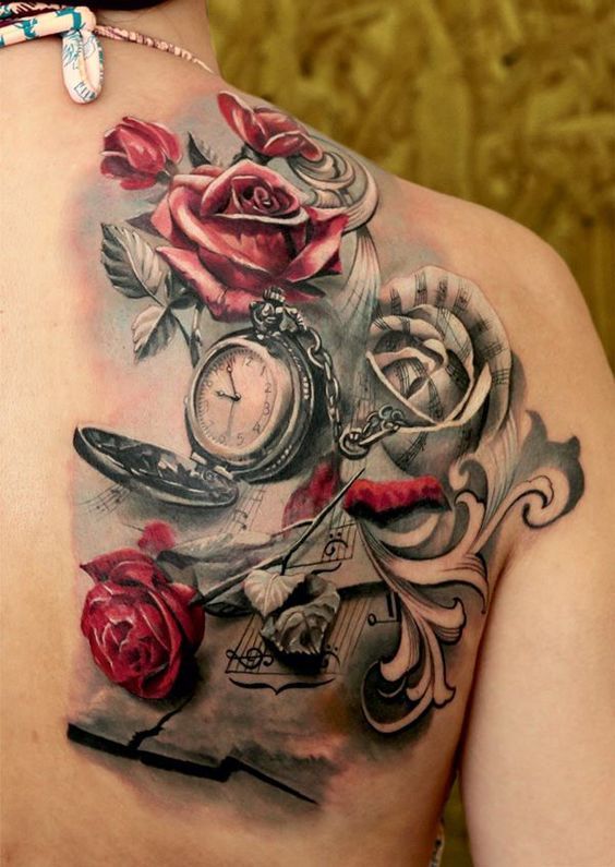 Tatuajes De Relojes De Bolsillo (3)