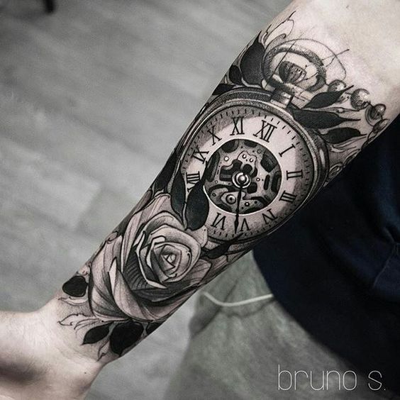 Tatuajes De Relojes De Bolsillo (4)