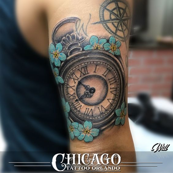 Tatuajes De Relojes De Bolsillo (6)