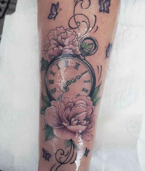 Tatuajes De Relojes De Bolsillo (8)