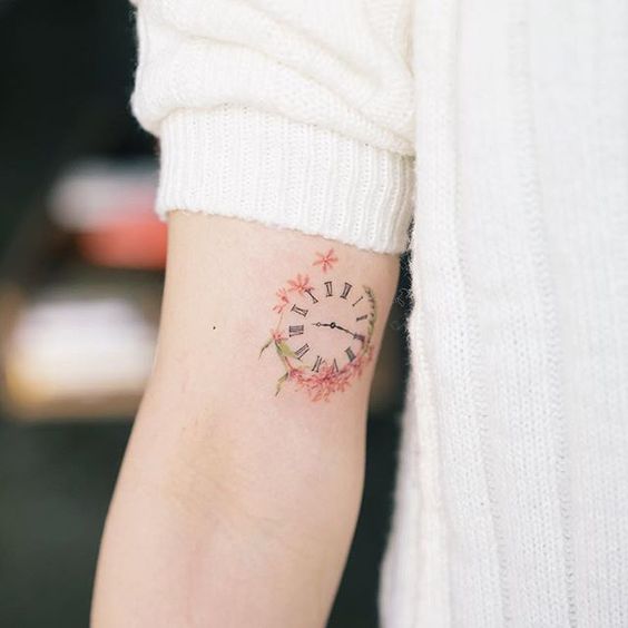 Tatuajes De Relojes Para Mujeres (8)