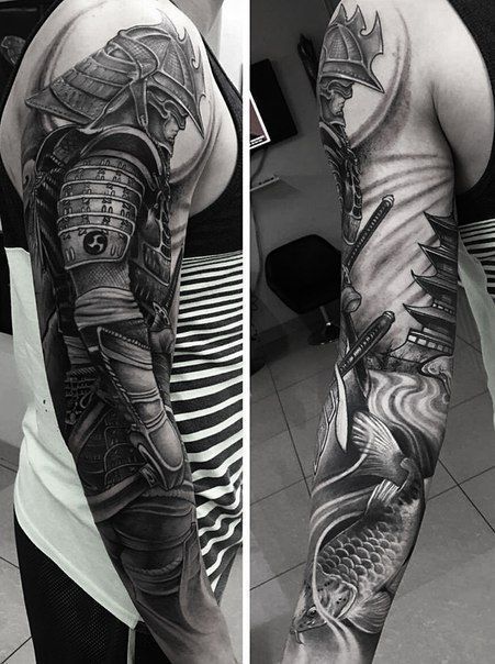 Tatuajes De Samurai En El Brazo (2)