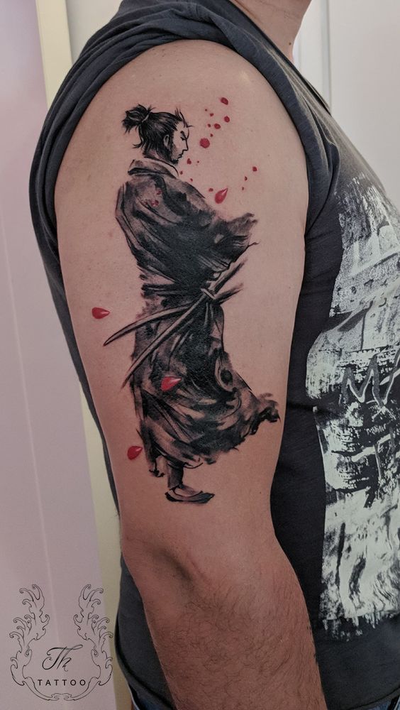 Tatuajes De Samurai En El Brazo (3)