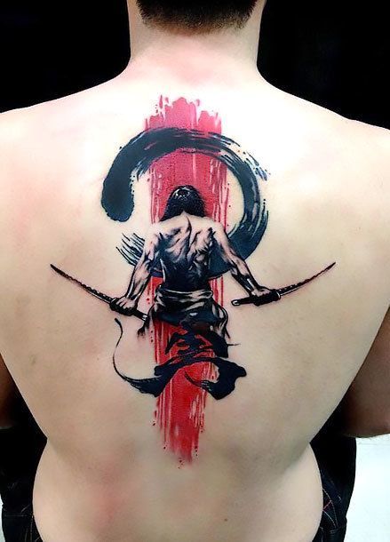 Tatuajes De Samurai En La Espalda (1)