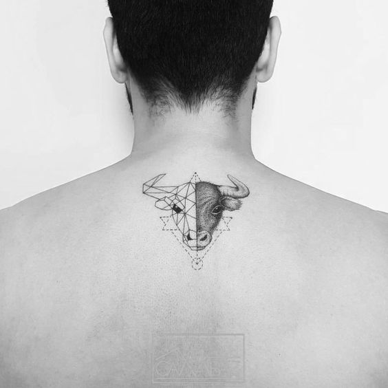 Tatuajes De Toros En La Espalda (4)