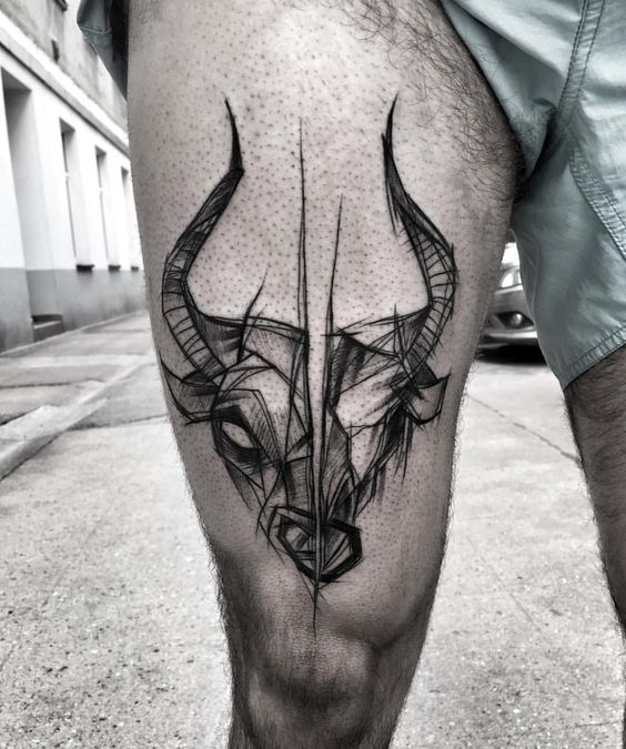 Tatuajes De Toros Para Hombres (2)