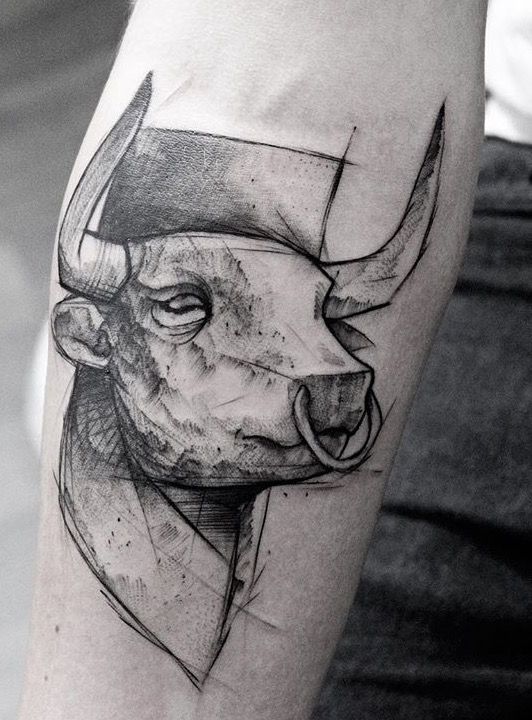 Tatuajes De Toros Para Hombres (3)