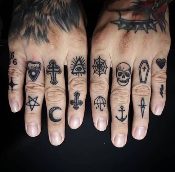 Tatuajes Para Hombres En Los Dedos 6 1