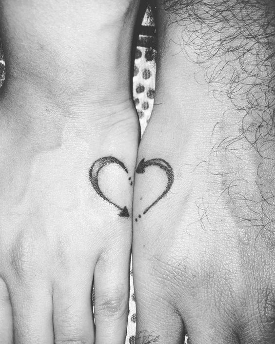 Tatuajes Para Parejas Con Corazones 4