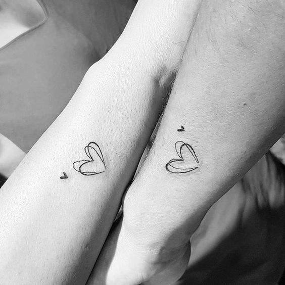 Tatuajes Para Parejas Con Corazones 6