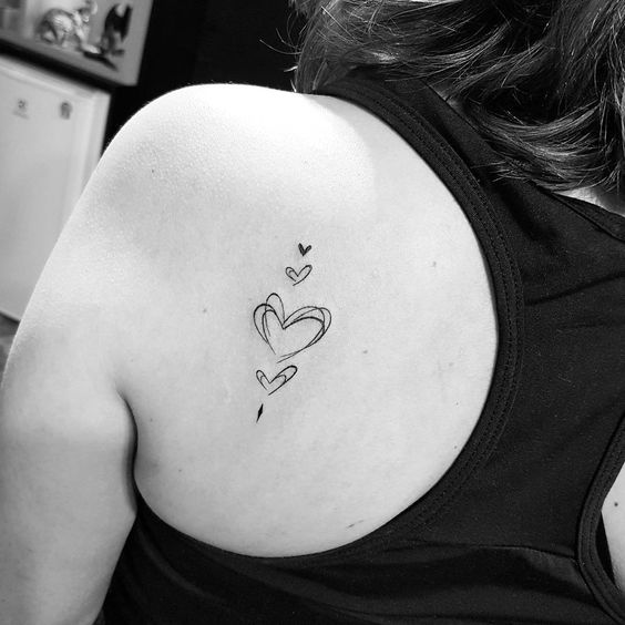 Tatuajes Pequeños De Corazones 7