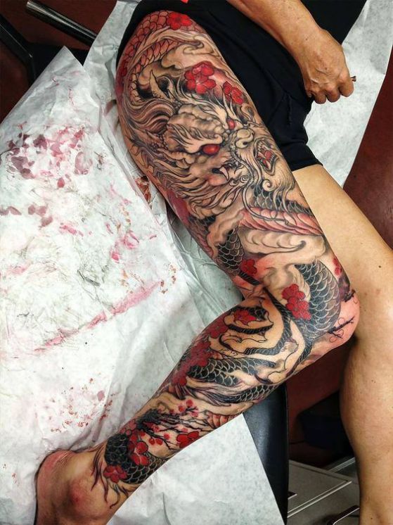 Tatouages De Dragon Chinois (7)