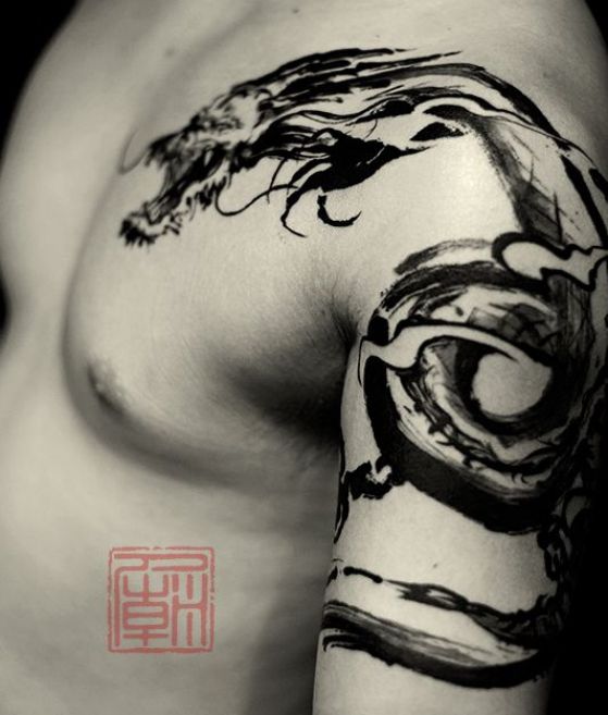 Tatouages De Dragon Chinois (8)