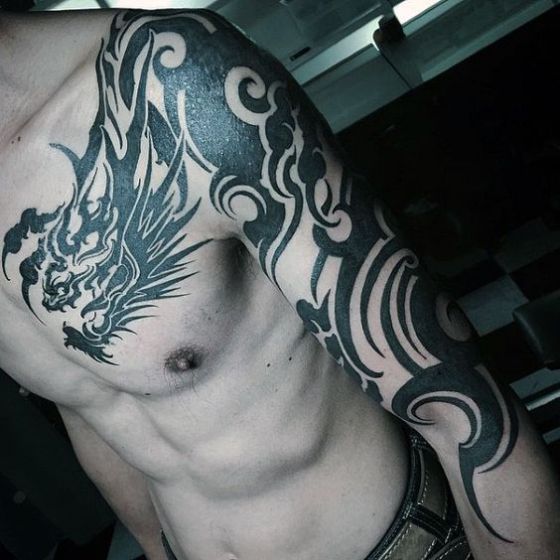 Tatouages De Dragons Tribaux (2)