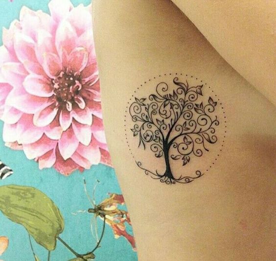 Tatouage Arbre De Vie Minimaliste (5)