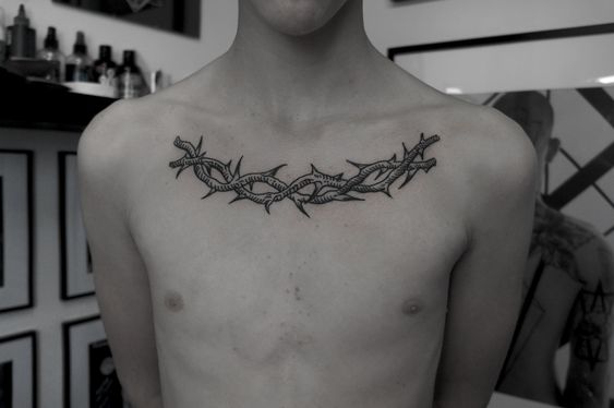 Tatouage Clavicule Homme (4)