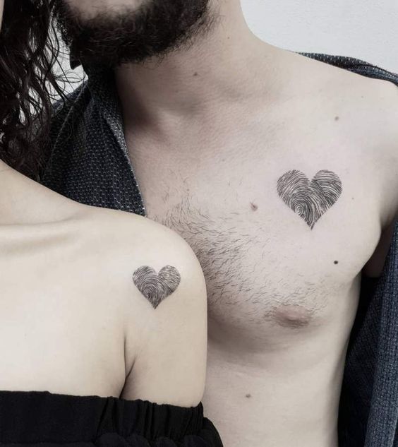 Tatouage Couple Coeur (3)