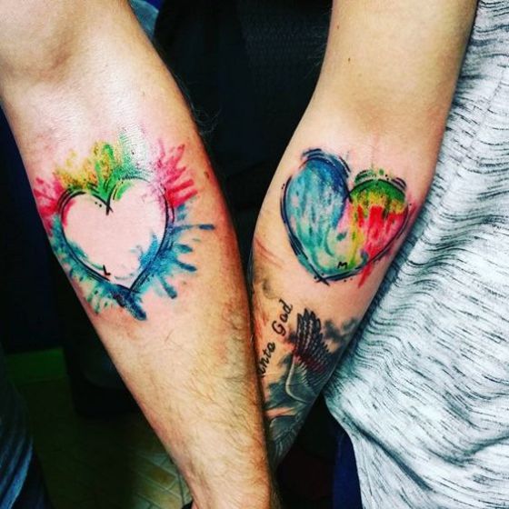 Tatouage Couple Couleurs (2)