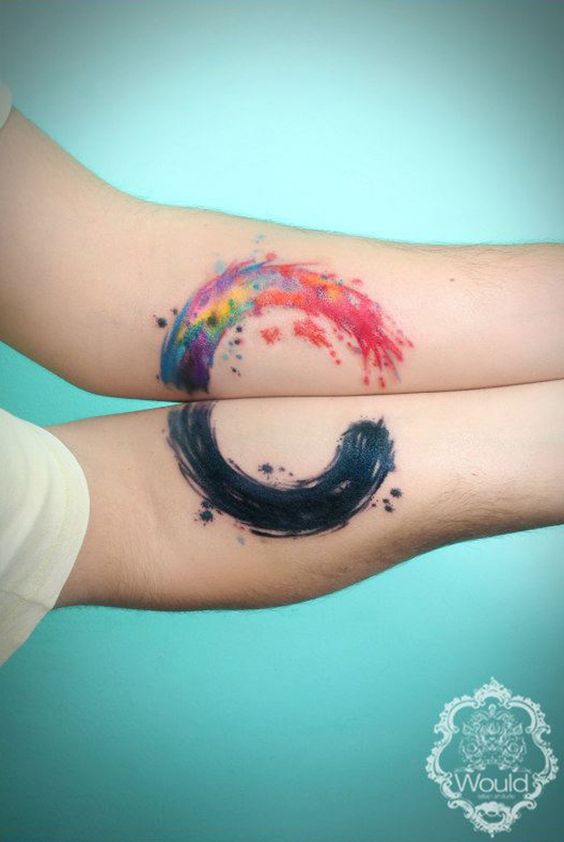 Tatouage Couple Couleurs (5)