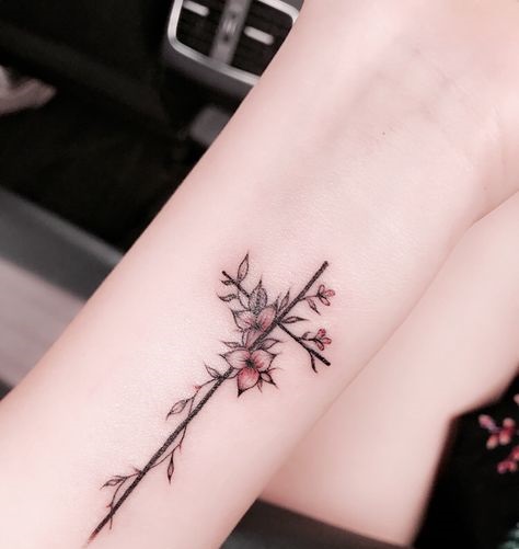 Tatouage Crois Fleur (7)