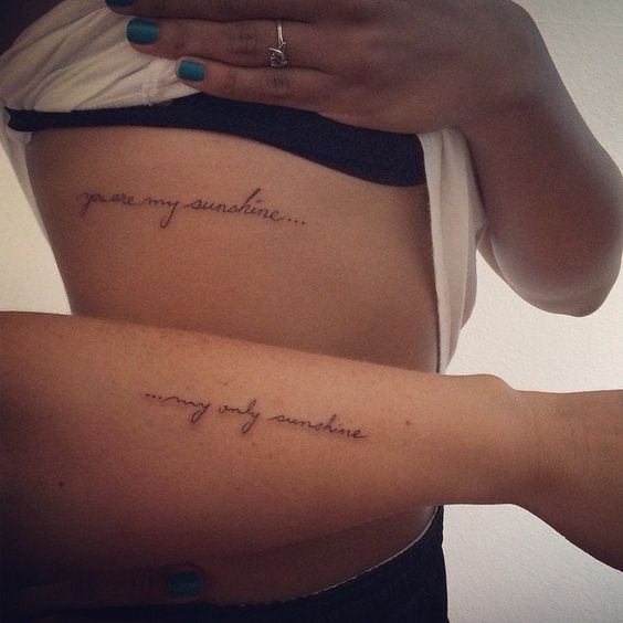 Tatouage Entre Amis Phrases (3)