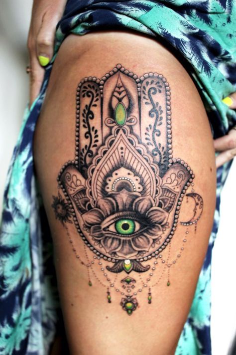 Tatouage Femme Cuisse (2)