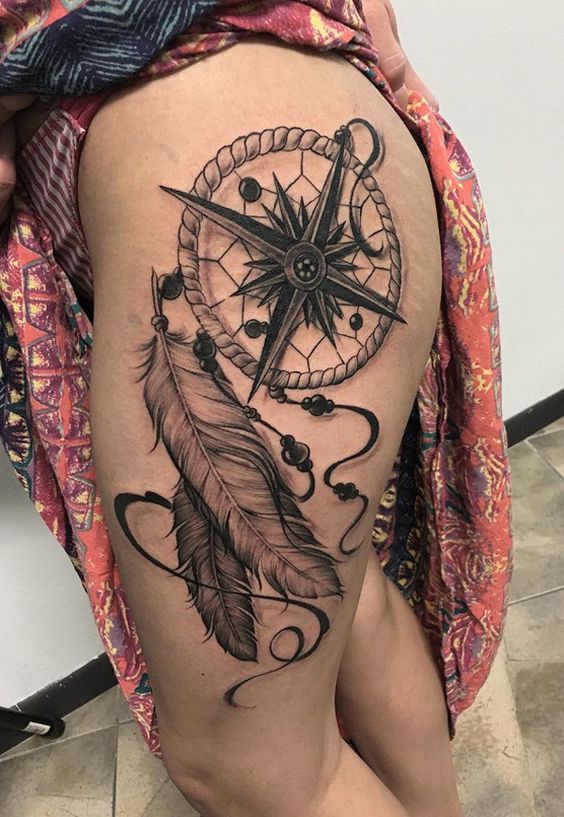 Tatouage Femme Cuisse (4)