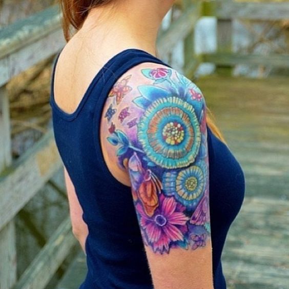 Tatouage Femme Epaule (9)