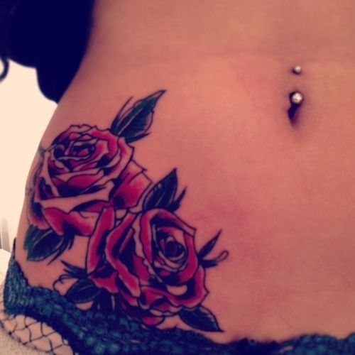 Tatouage Femme Taille (5)