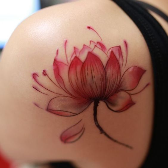 Tatouage Fleur De Lotus (1)