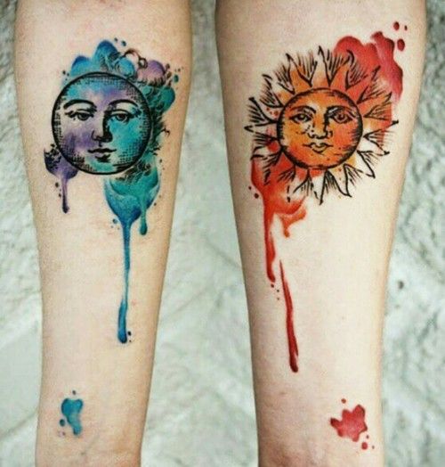 Tatouage Lune Soleil Couple (5)