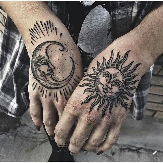 Tatouage Lune Soleil Femme (3)