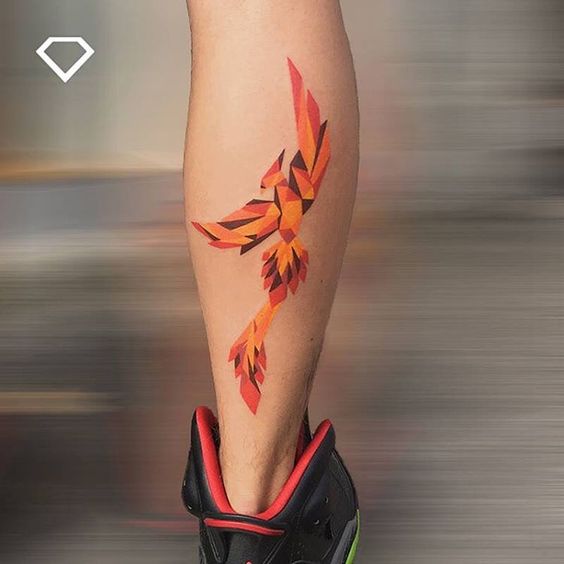 Tatouage Phoenix Couleur (2)