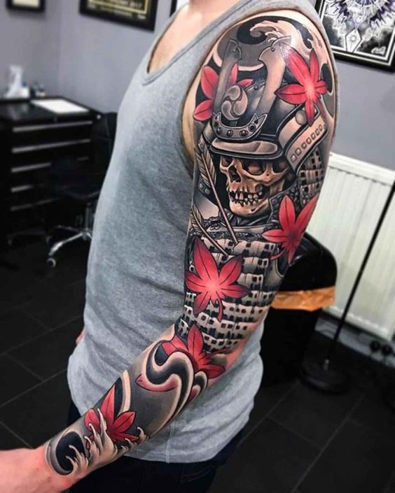 Tatouage Samourai Bras (6)