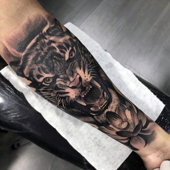 Tatouage Tigre Bras (5)