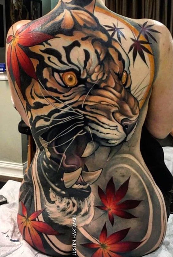 Tatouage Tigre Dos (5)