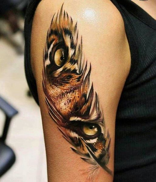 Tatouage Tigre Femme (2)