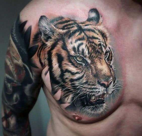 Tatouage Tigre Homme (7)