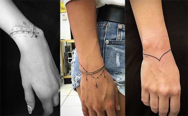 Tatouages Poignet Bracelet (3)