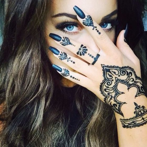 diseño para tatuajes de henna